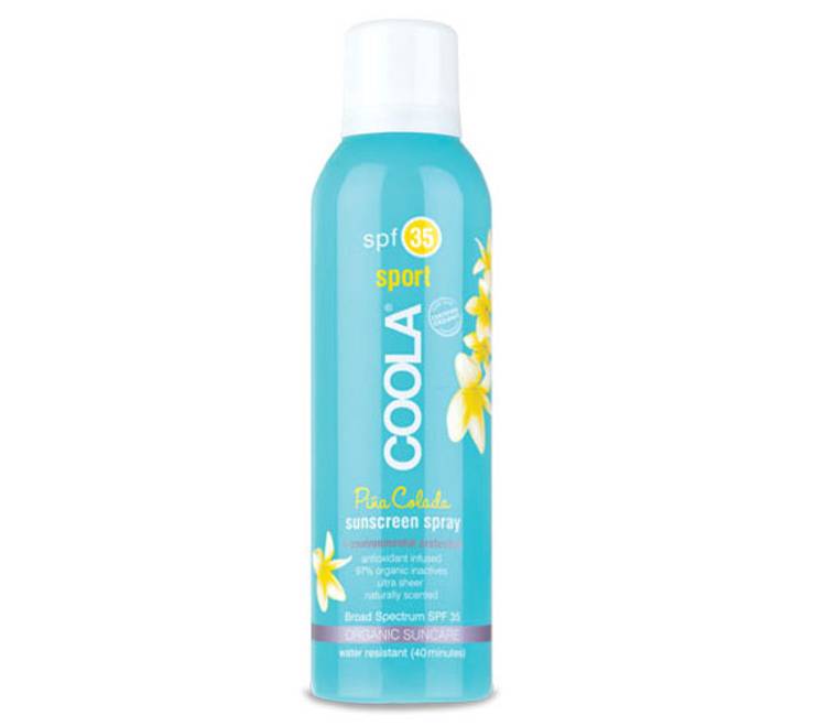 COOLA Sport SPF 35 Piña Colada Sunscreen Spray,