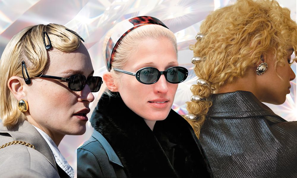 hair accessories on models