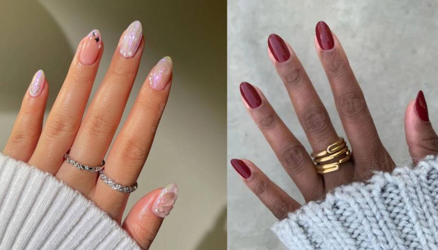 short almond nails