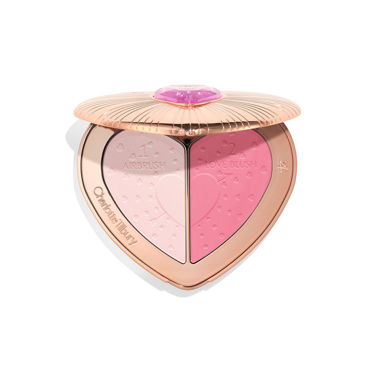 Charlotte Tilbury Pillow Talk Beauty Soulmates Brighten & Blush Powder Palette