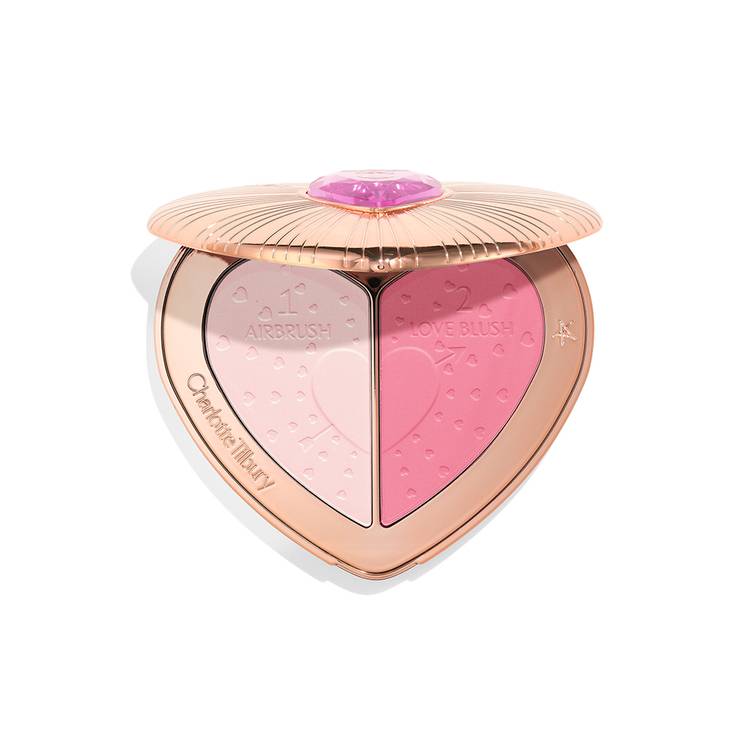 Charlotte Tilbury Pillow Talk Beauty Soulmates Brighten & Blush Powder Palette ($52)