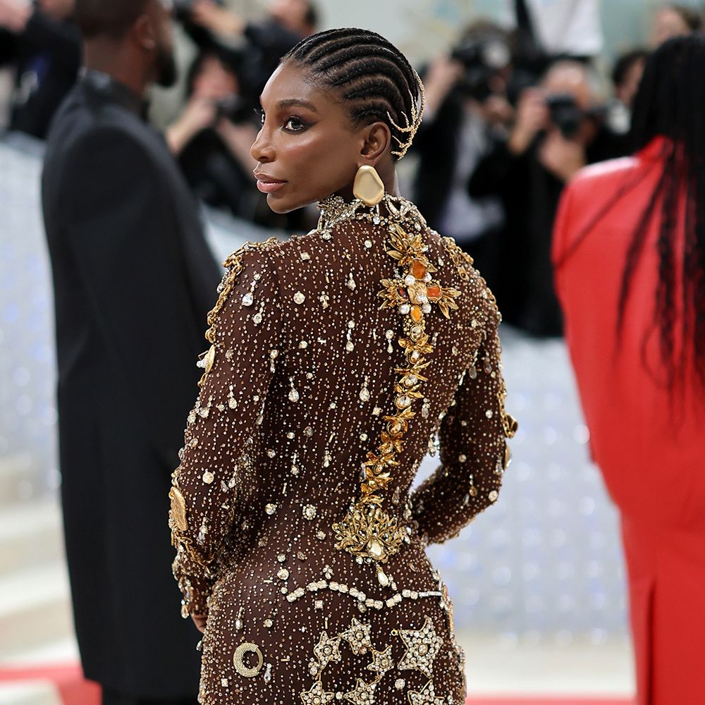 Michaela Coel met gala hair 2023