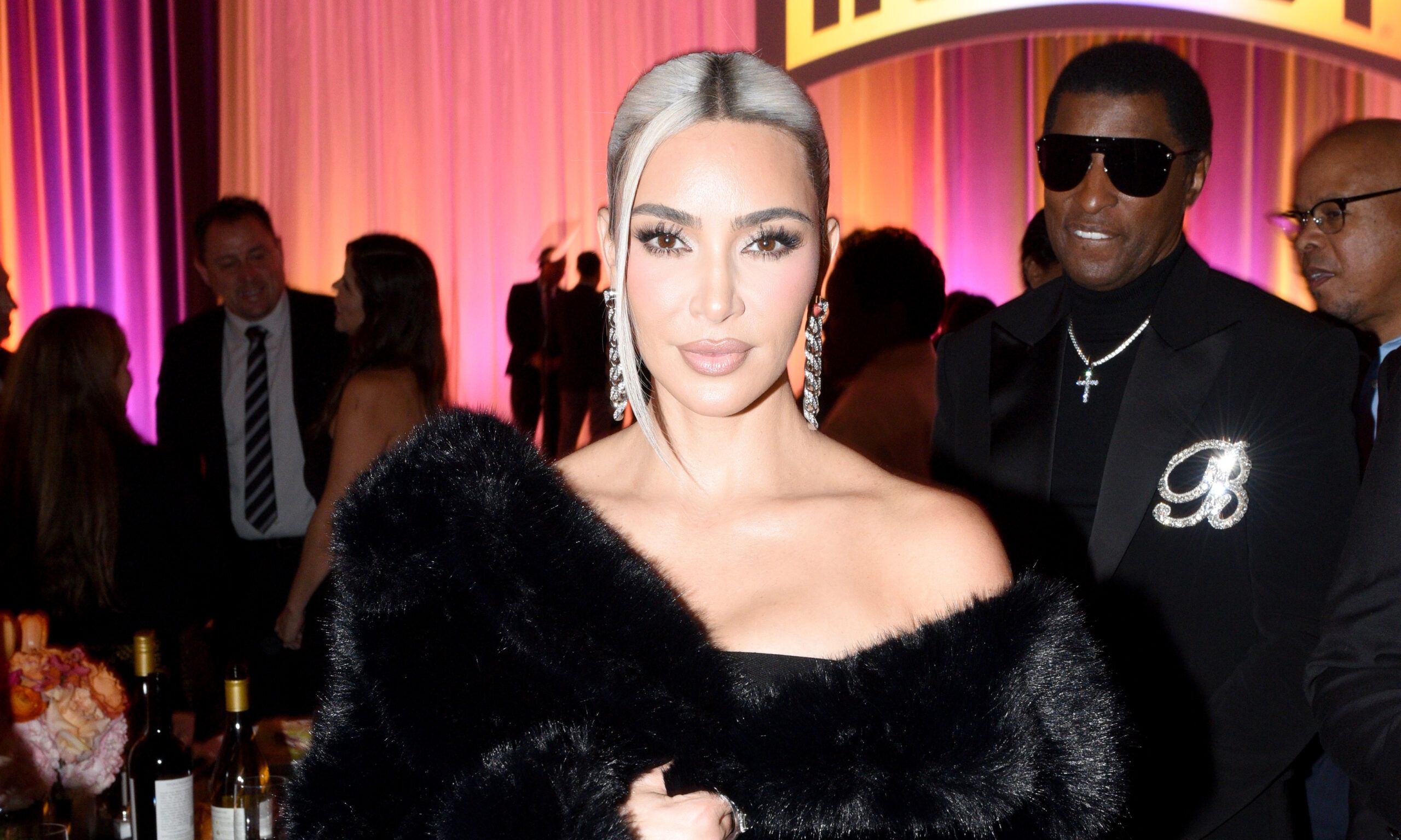 kim kardashian pink bob