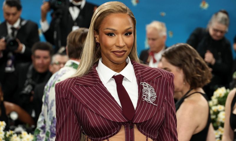 Savannah James attends the 2025 Met Gala Celebrating "Superfine: Tailoring Black Style" at Metropolitan Museum of Art on May 05, 2025 in New York City.