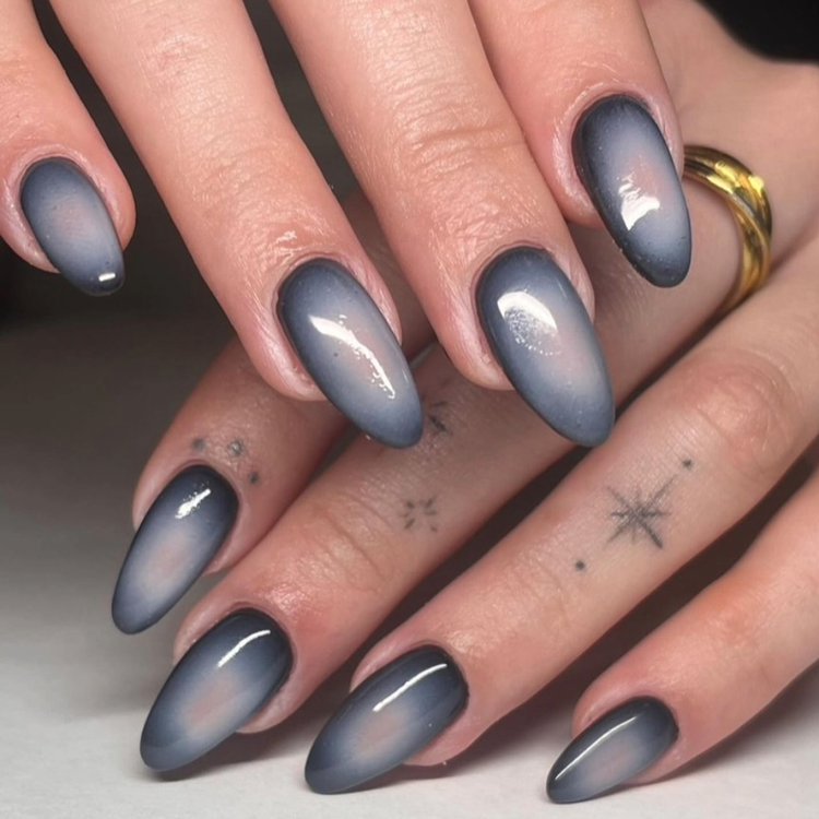 Emo Aura Airbrushed Nails