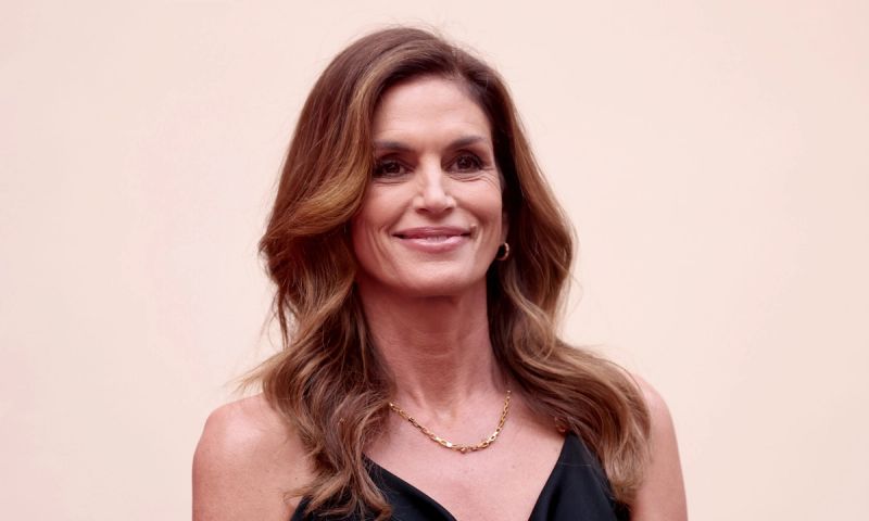 Omega Brand Ambassador Cindy Crawford attends the opening night of OMEGA House Paris 2024 on July 27, 2024 in Paris, France.