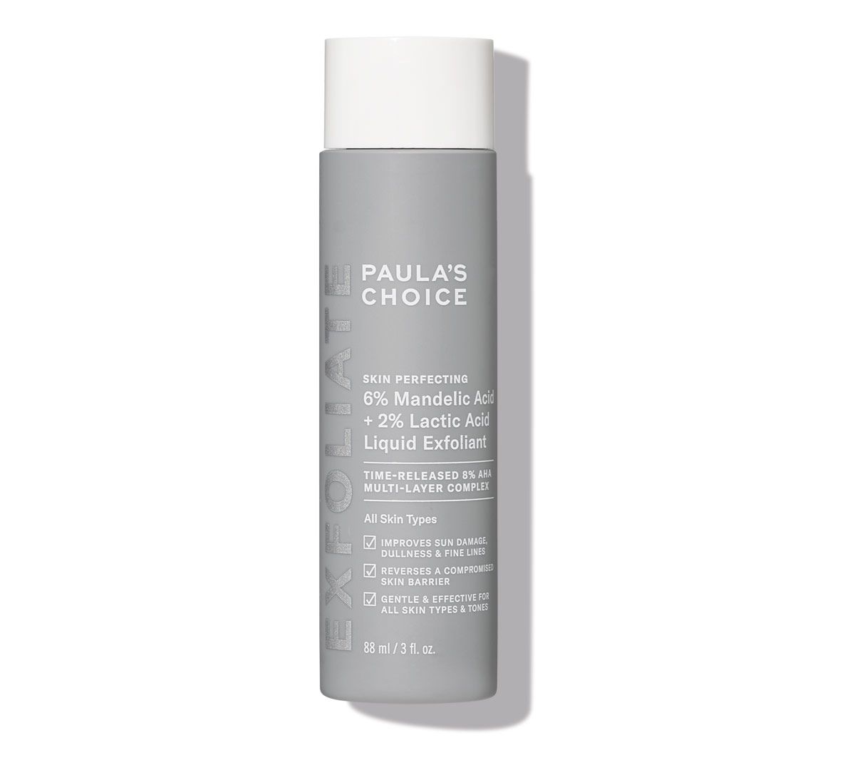 Paula’s Choice Skin Perfecting 6% Mandelic Acid and 2% Lactic Acid Liquid Exfoliant ($37)