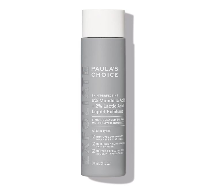 Paula’s Choice Skin Perfecting 6% Mandelic Acid and 2% Lactic Acid Liquid Exfoliant ($37)