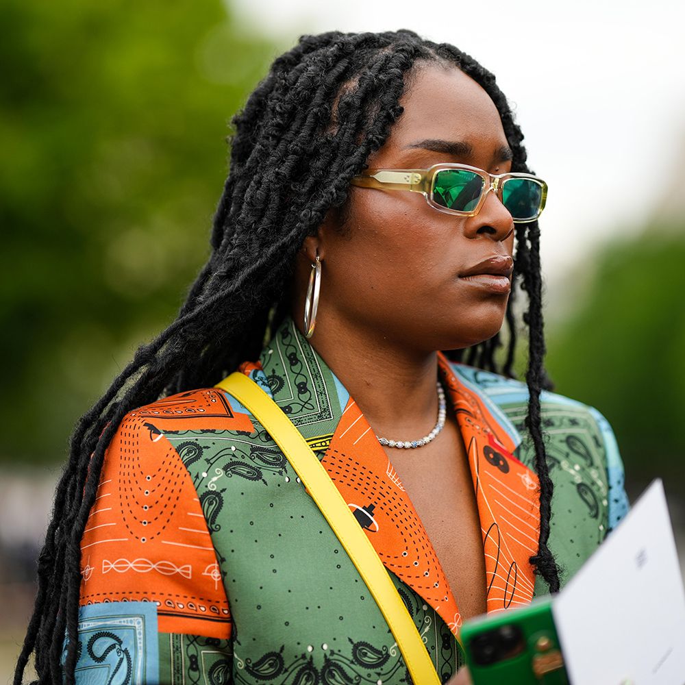 middle part butterfly locs