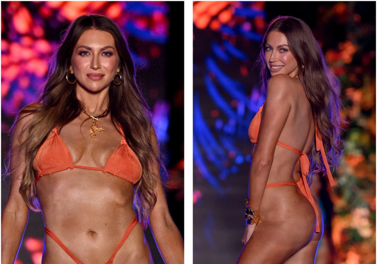 Stassi Schroeder walks the runway at the Sports Illustrated Swimsuit Runway Show at W South Beach on May 30, 2026 in Miami Beach, Florida. 