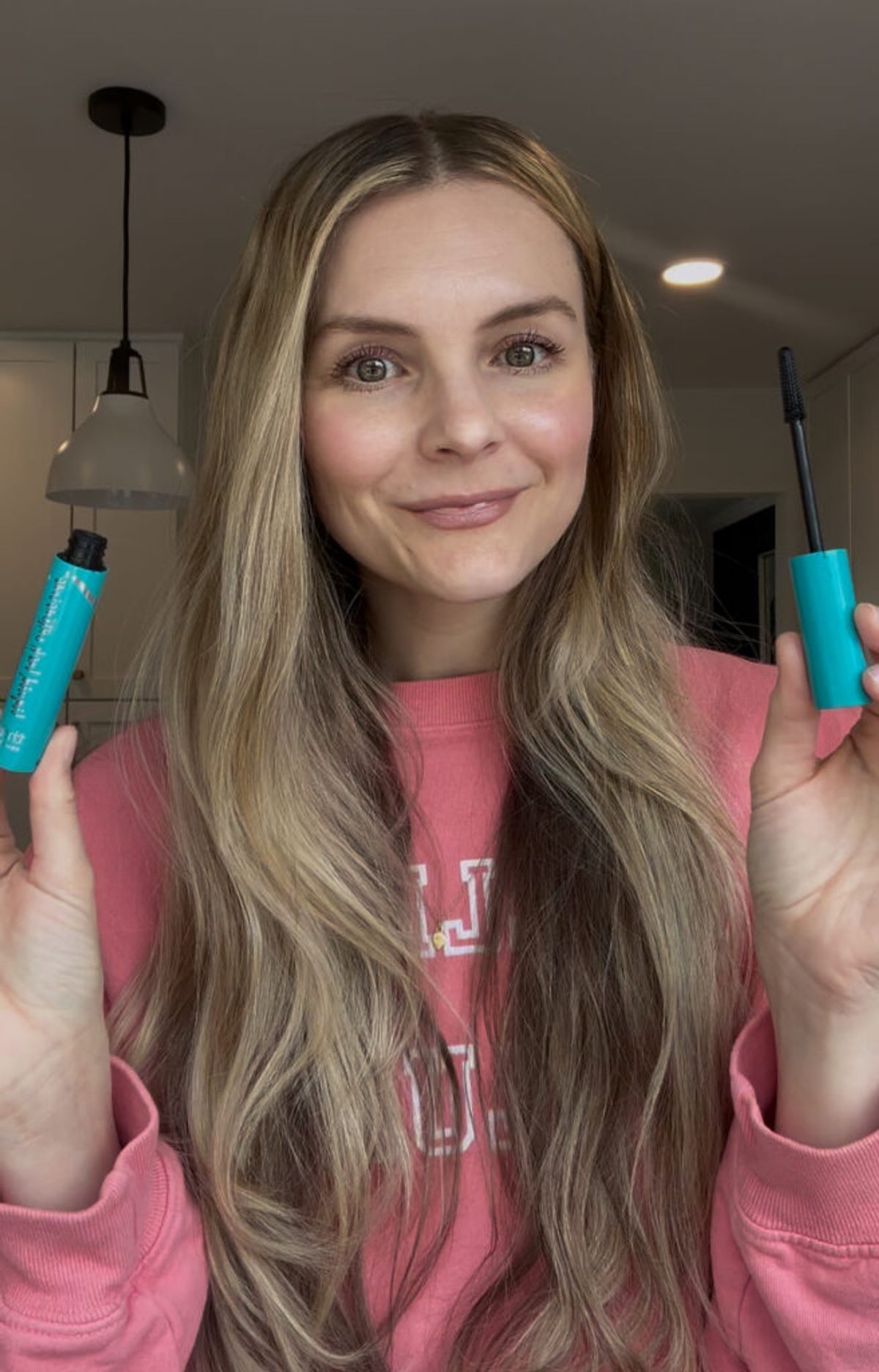 woman wearing Thrive Causemetics Liquid Lash Extensions Mascara