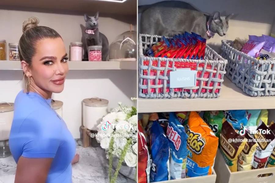 Khloé Kardashian Shows Off Her Infamously Organized Pantry