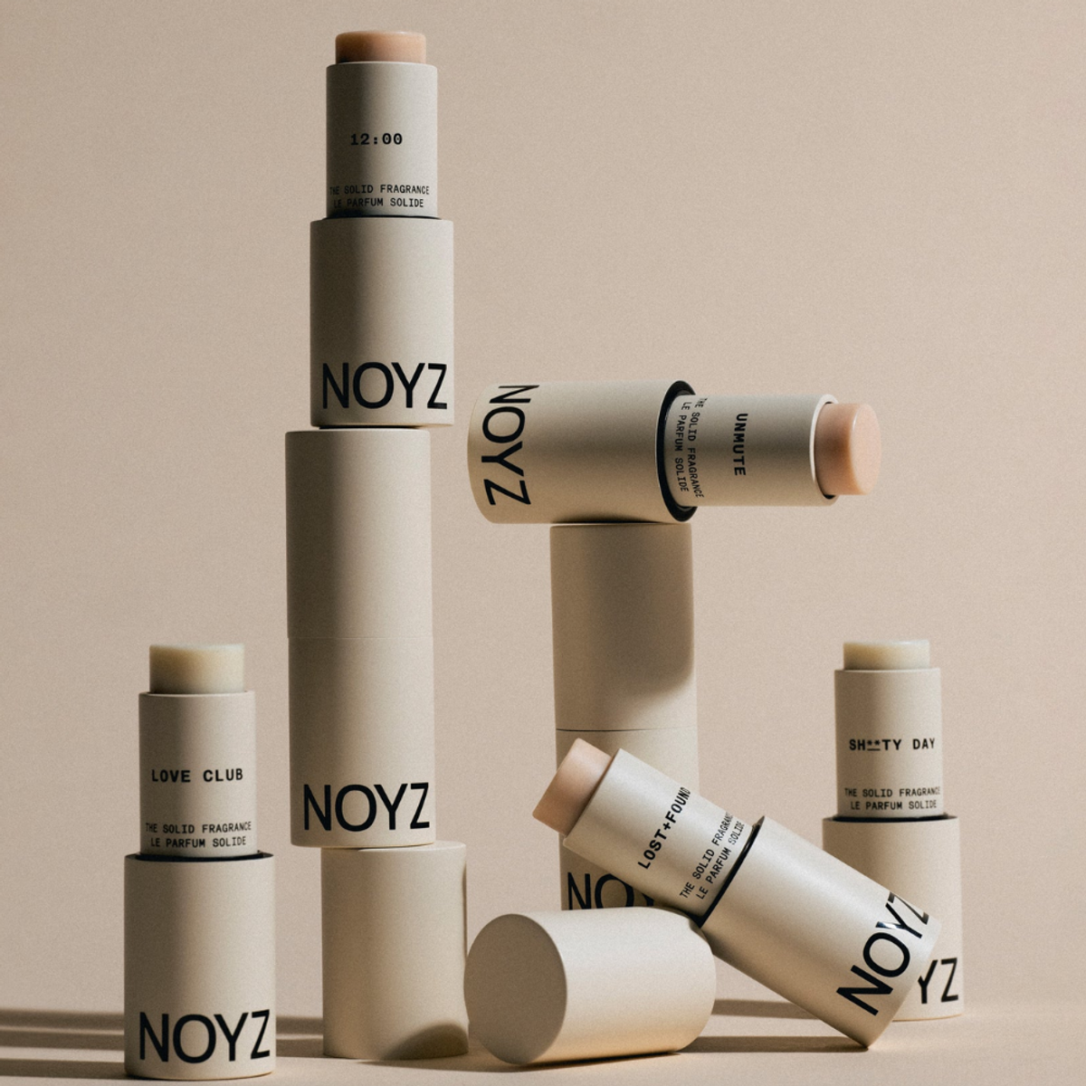 noyz solid fragrance collection