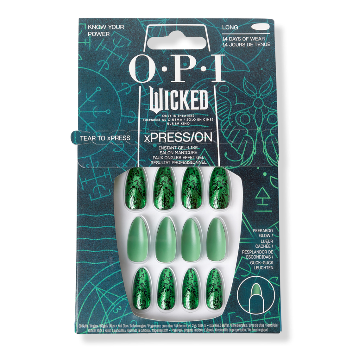 OPI x Wicked press-ons