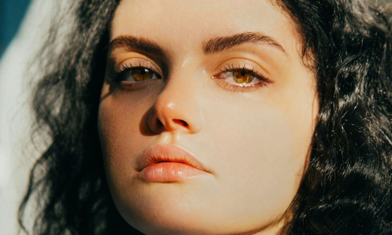 portrait of young woman in sunlight