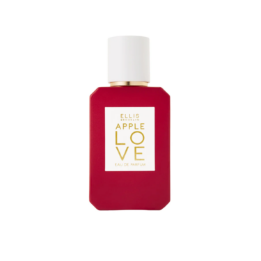 A bottle of ellis brooklyn apple love perfume
