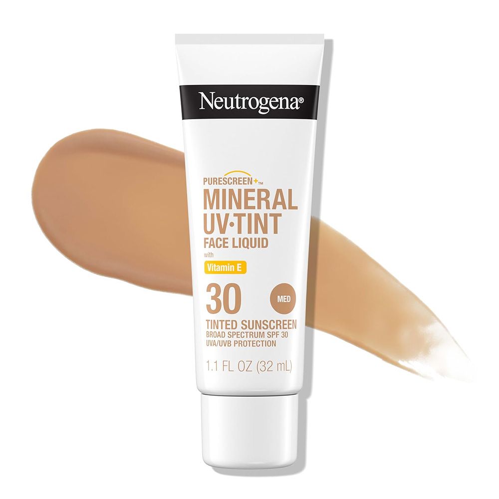 Neutrogena Purescreen+ Mineral UV Tint Face Liquid With Vitamin E SPF 30 (originally $19, now $12)