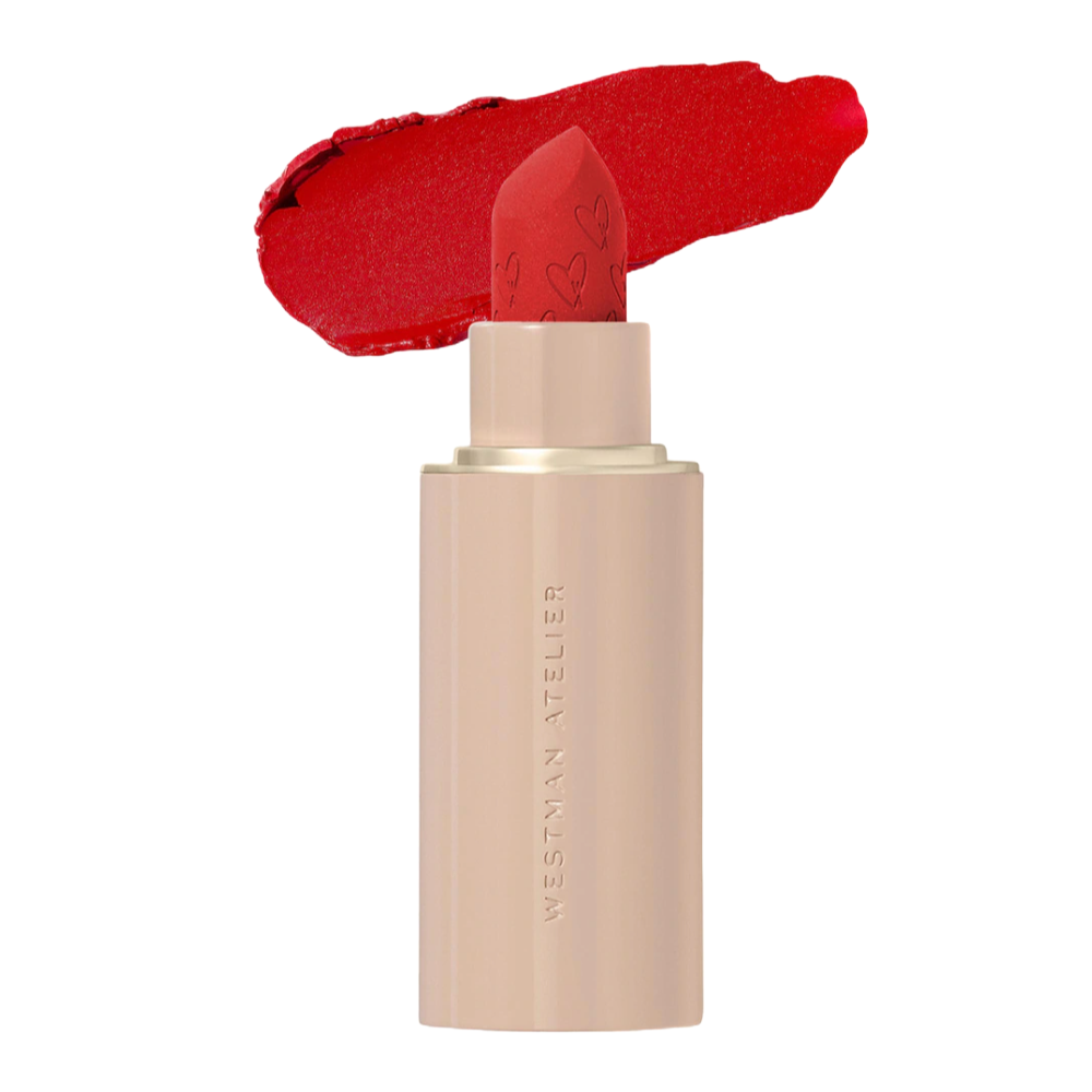 Westman Atelier Lip Suede Hydrating Matte Lipstick in Poppy Red ($50)