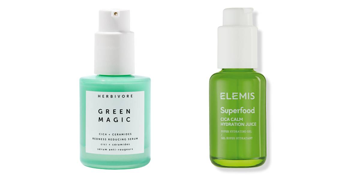 tiger grass and aloe vera serums