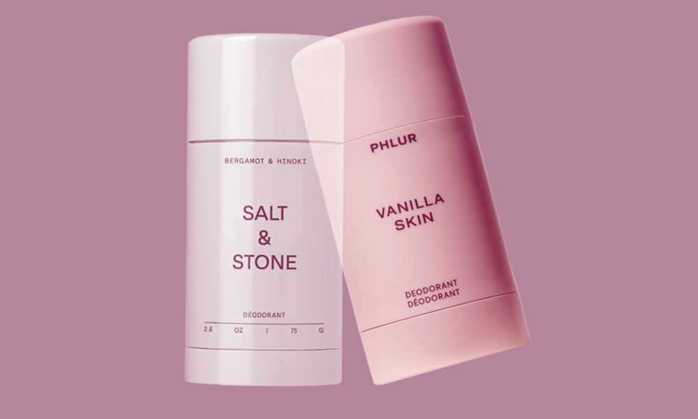 salt and stone and PHLUR deodorant sticks