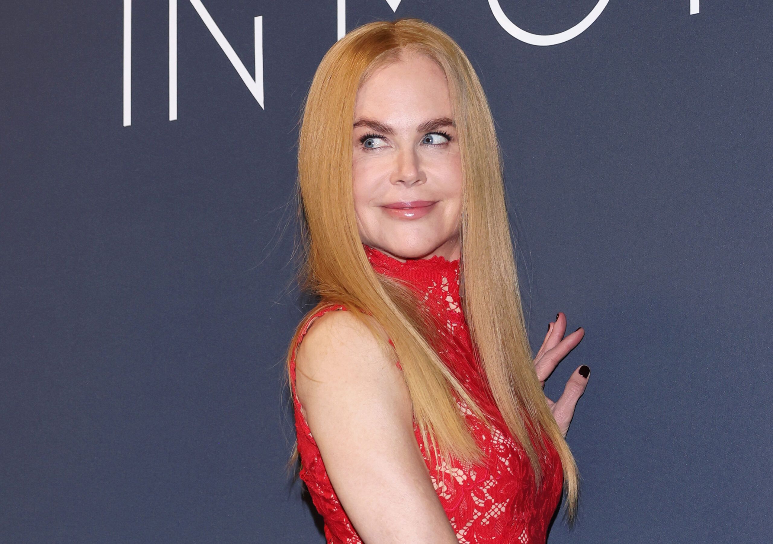 Nicole Kidman attends the 2025 Kering Women In Motion Awards during The 78th Annual Cannes Film Festival at Place de la Castre on May 18, 2025 in Cannes, France.