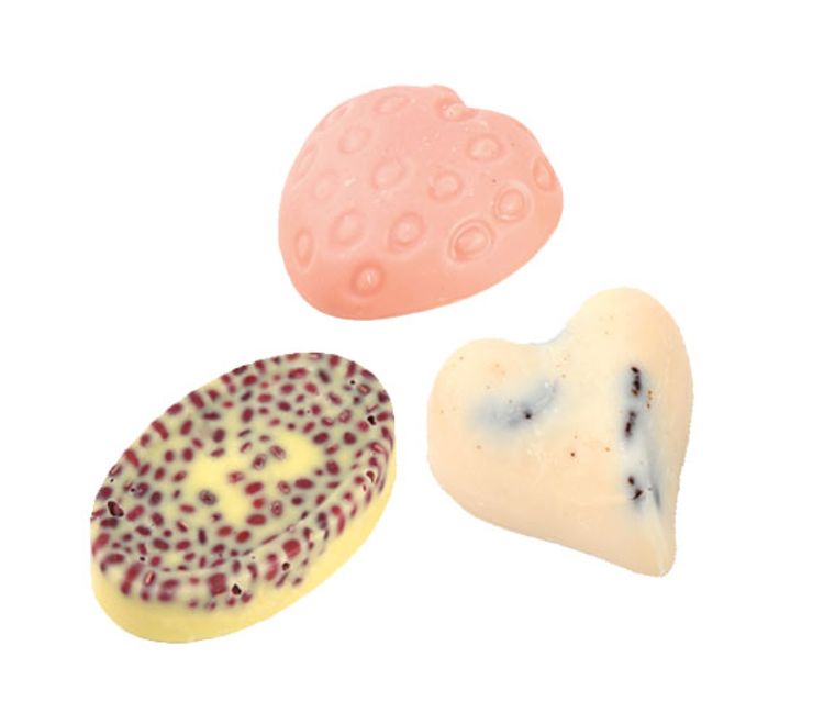 LUSH Massage Bars (Wiccy Magic Muscles, Soft Coeur, &amp;, Strawberry Feels Forever)