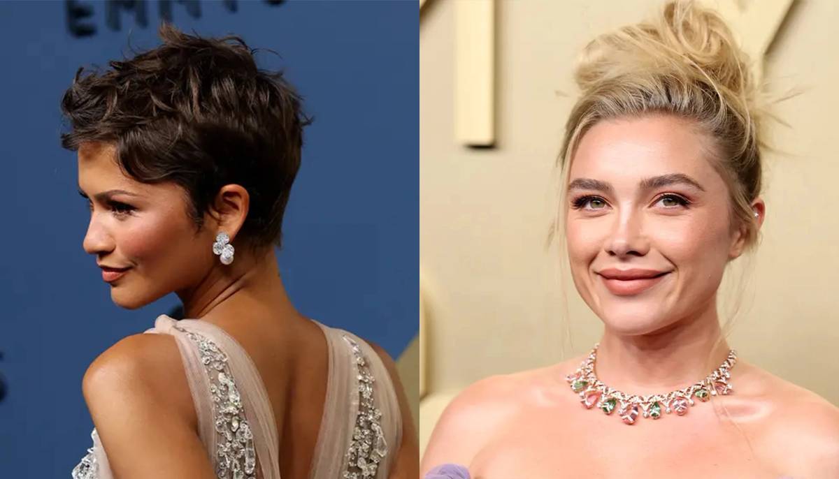 Zendaya and Florence Pugh at the 2026 Emmy Awards