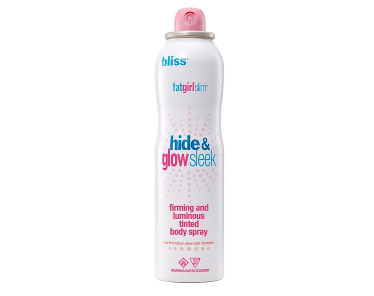 bliss fatgirlslim hide &amp; &lsquo;glow&rsquo; sleek firming tinted body spray