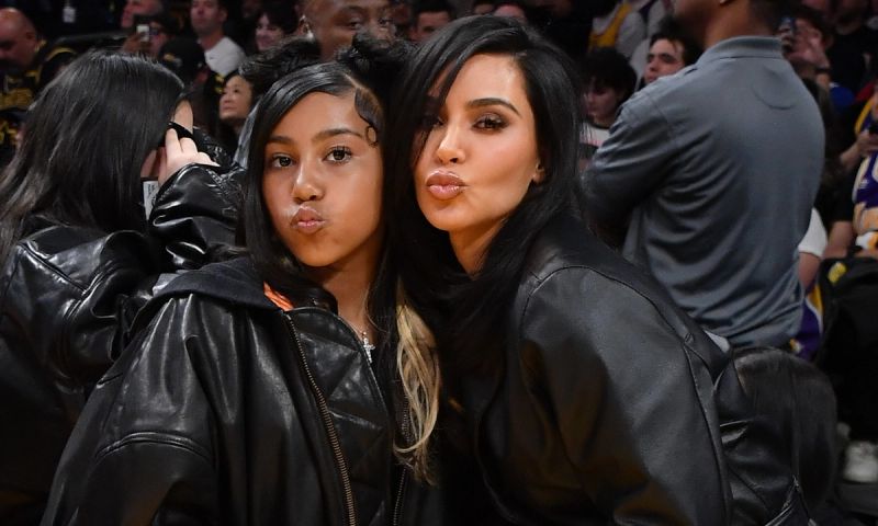 Kim Kardashian and North West