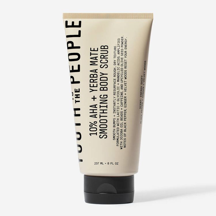 Youth To The People B - 10% AHA + Yerba Mate Smoothing Energy Body Scrub ($42)