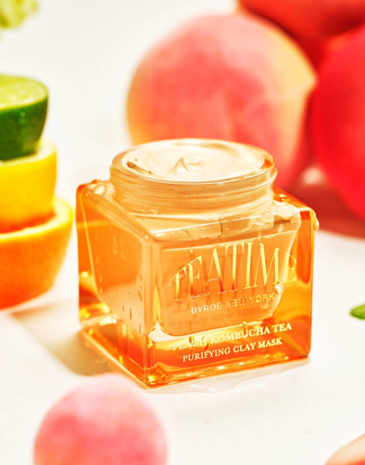 byroe peach clay mask