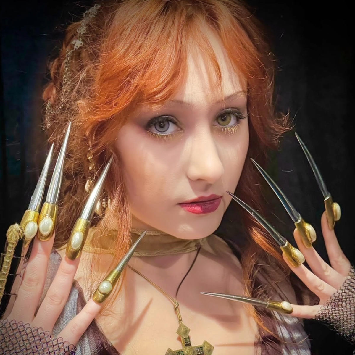 Chappell Roan VMA nails by Juan Alvear