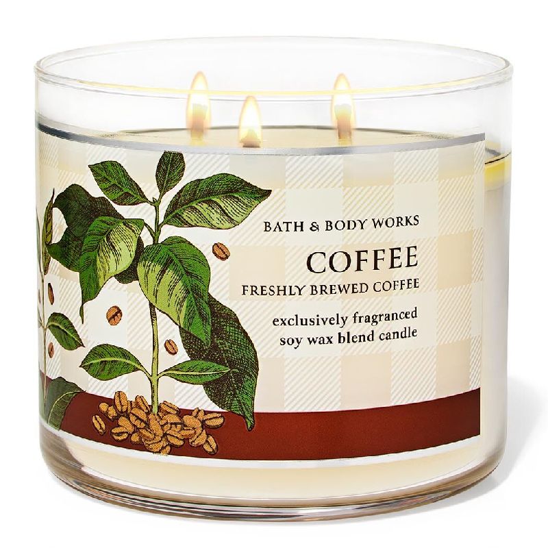 Bath & Body Works Coffee 3-Wick Candle
