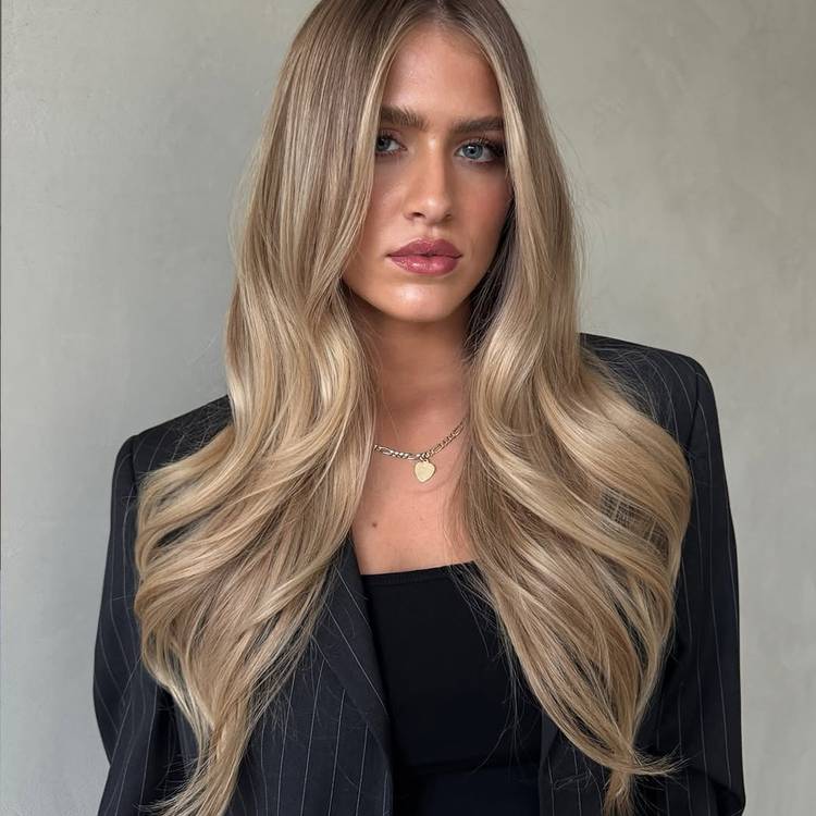 Soft, muted blonde