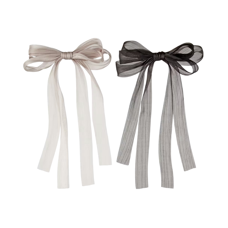 Scünci Elite Bow Barrettes ($17)