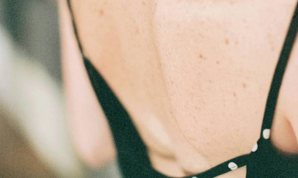 woman's bare back