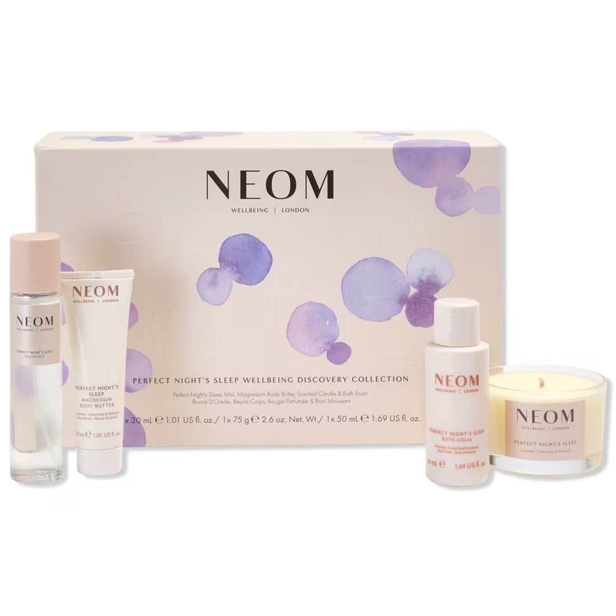 NEOM sleep gift set