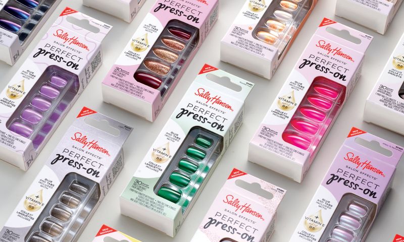 sally hansen perfect press on nails