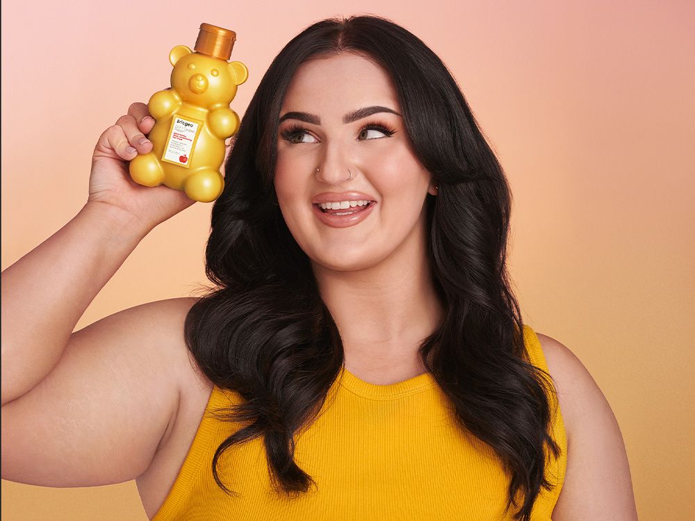 Mikayla Nogueira Partners With Briogeo to Bring the Cult-Classic Honey Bear Mask Back