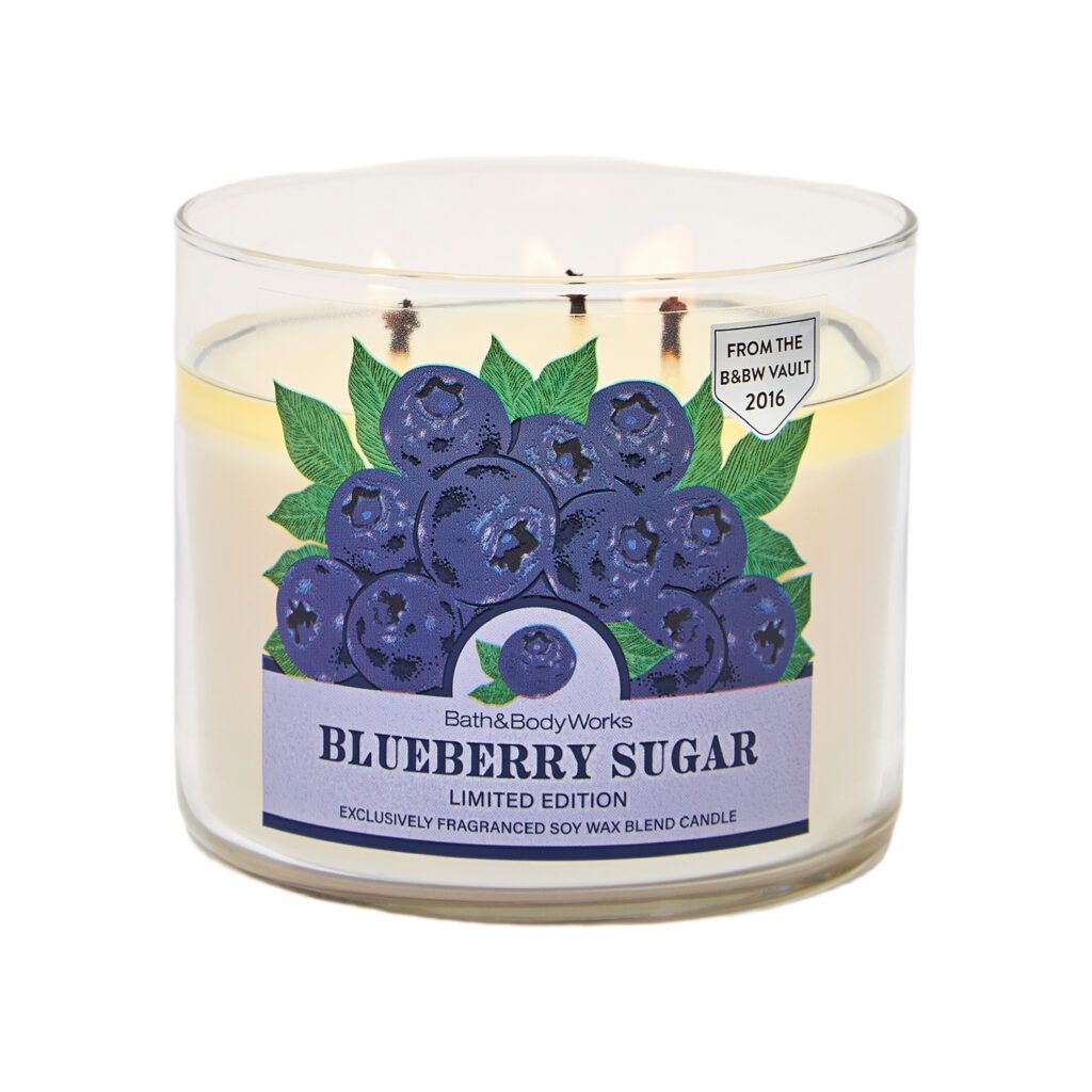 Bath & Body Works Blueberry Sugar Limited-Edition Candle