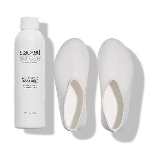 StackedSkincare Exfoliating Foot Peel Set
