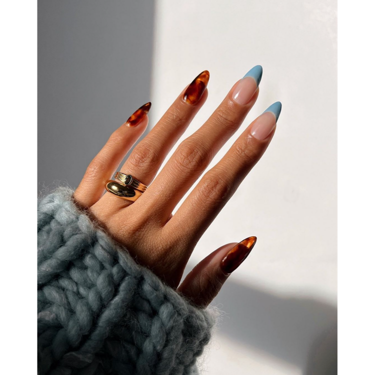 Baby Blue & Tortoiseshell
