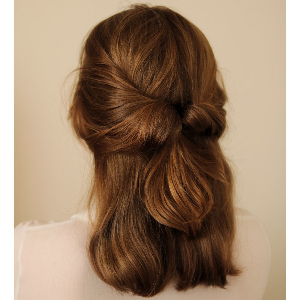 Half-Up, Half-Down Hairstyle