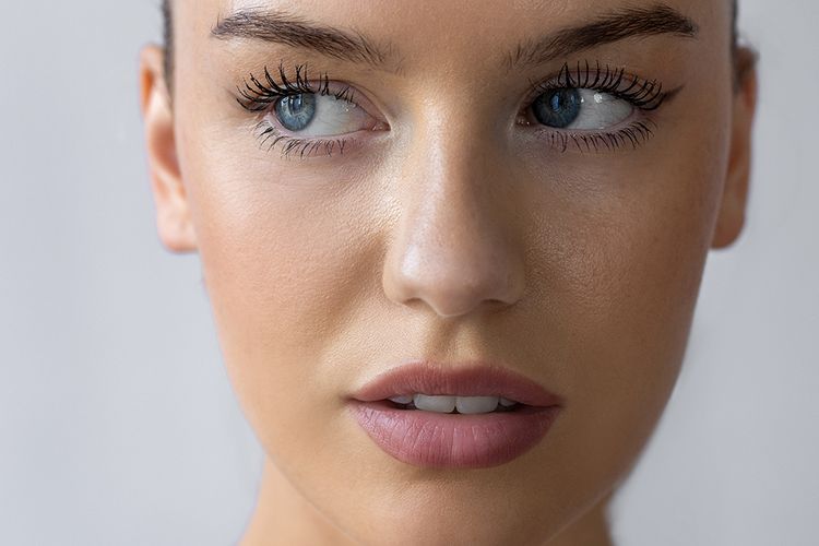woman with makeup portrait