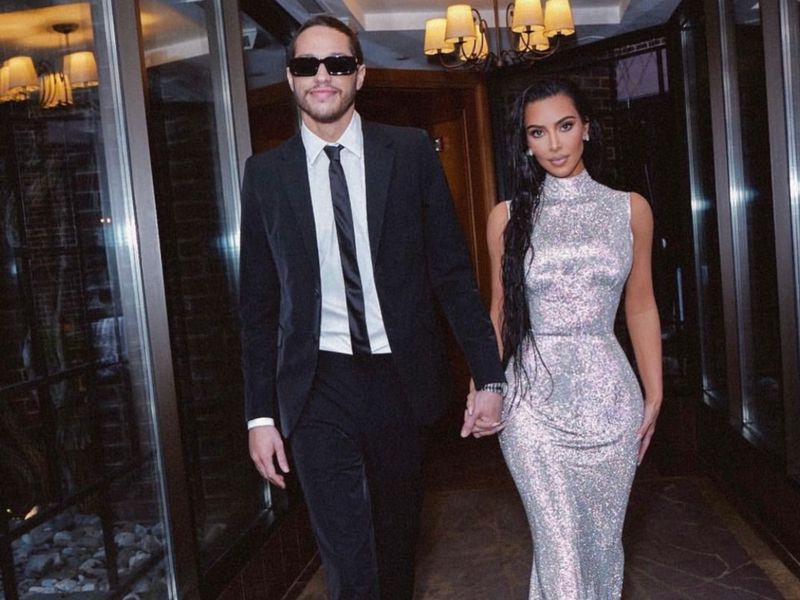 Kim Kardashian Say She Takes Skin-Care Advice From Boyfriend Pete Davidson