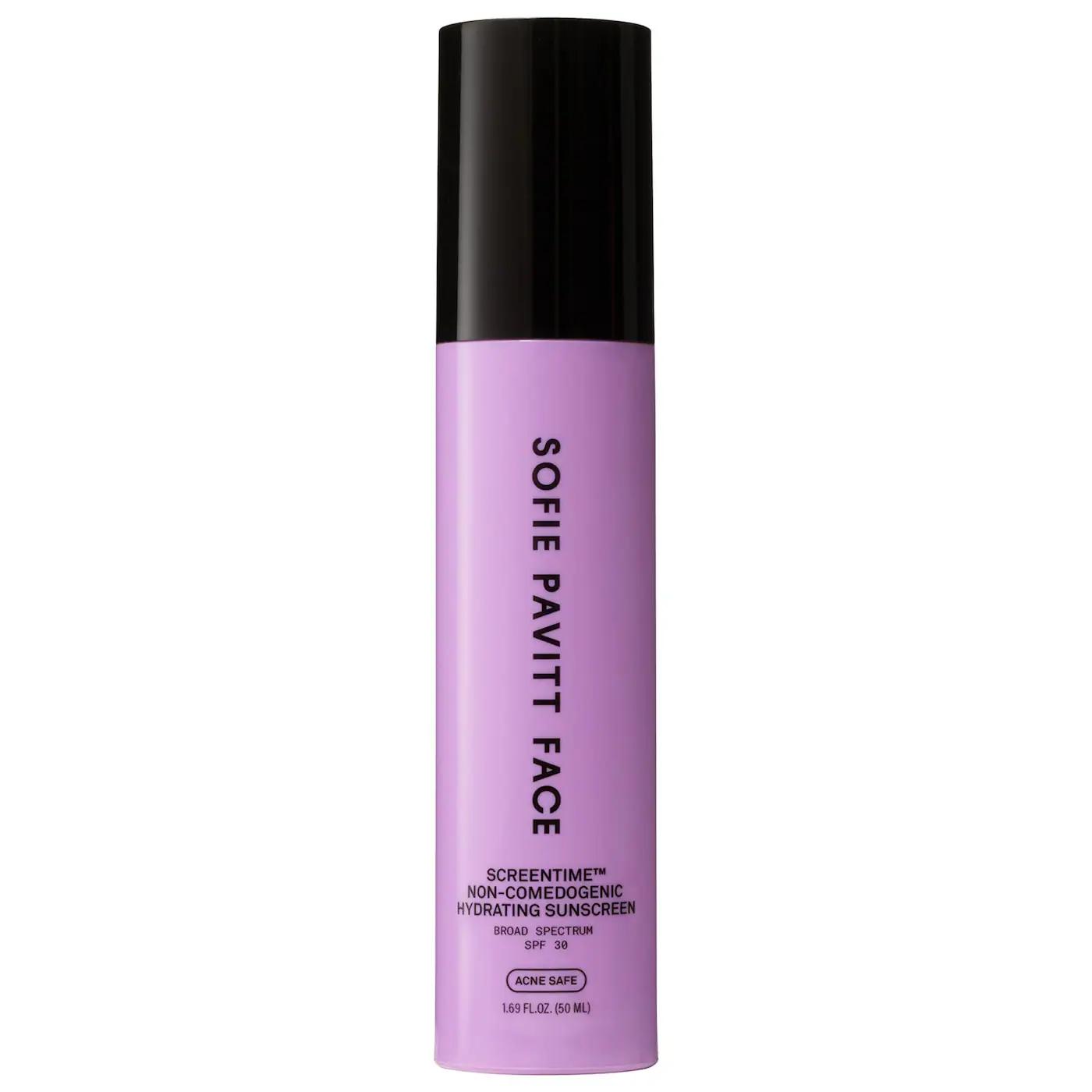 Sofie Pavitt Face Screentime Non-Comedogenic Hydrating Sunscreen SPF 30