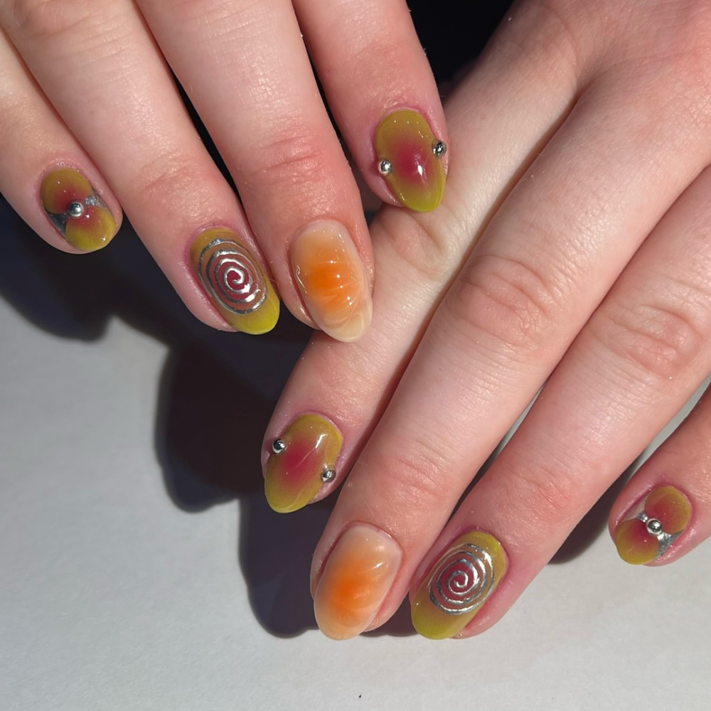 Maximalist Jelly Nails
