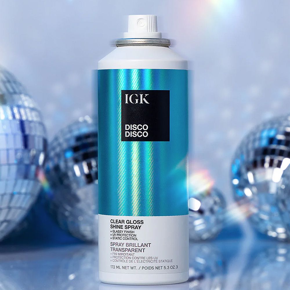 IGK Disco Disco Clear Gloss Shine Spray ($32)