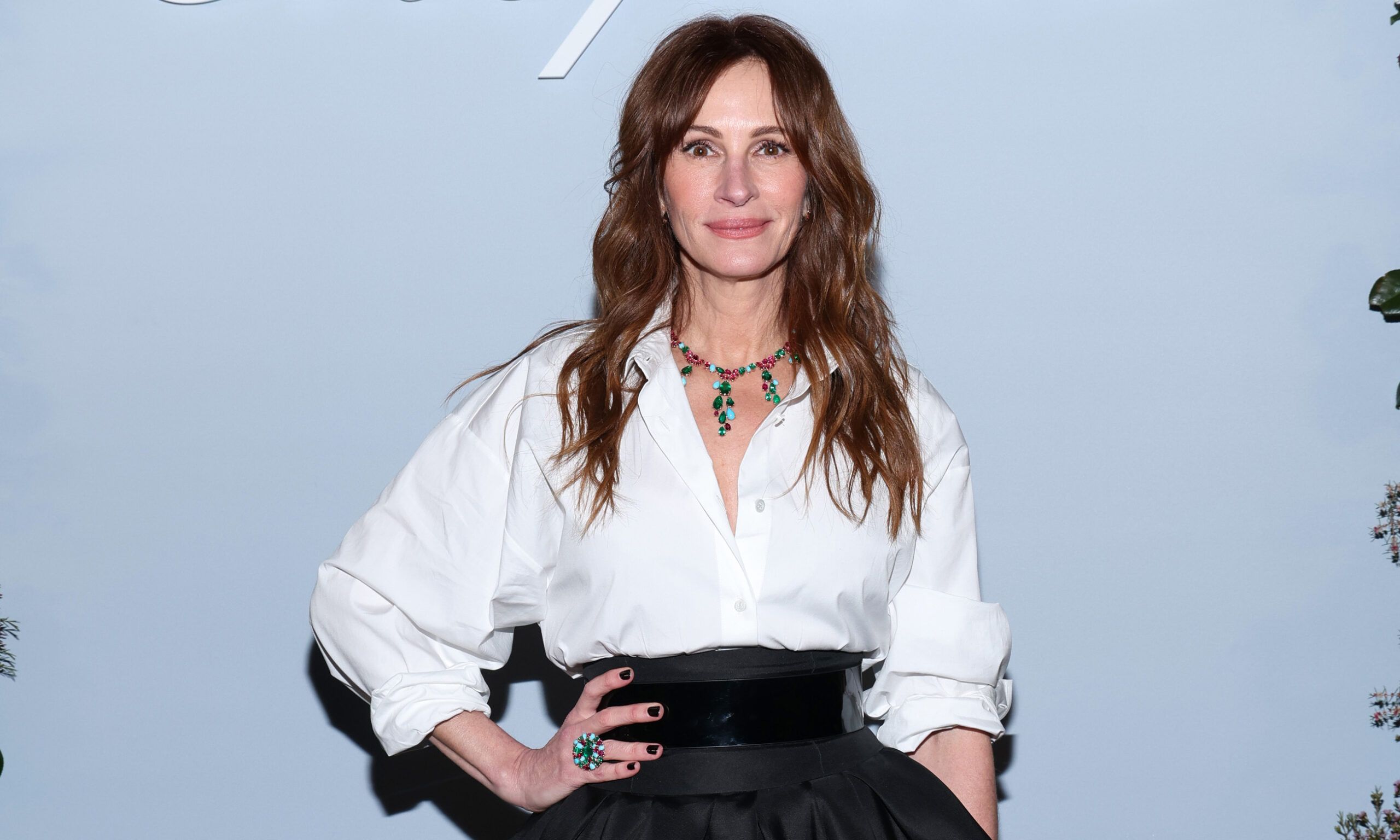 julia roberts on Chopard red carpet