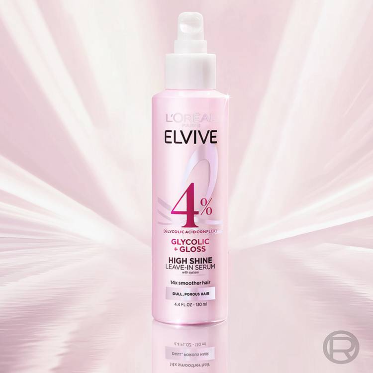 L'Oréal Paris Elvive Glycolic + Gloss High Shine Leave-In Serum ($8)
